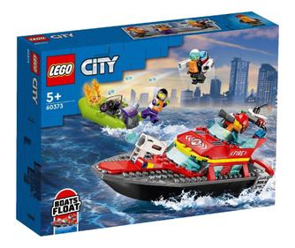 LEGO CITY ΣΩΣΤΙΚΟ ΠΛΟΙΟ ΠΥΡΟΣΒΕΣΤΩΝ 60373
