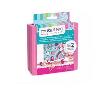 Make it Real Halo Charms Bracelets: Pretty In Pink