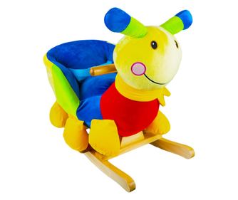 Balansoar pentru bebelusi, Melc, lemn + plus, 60x34x45 cm