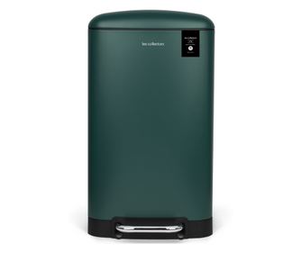 Кош с педали, Les Collectors, 40 литра, тихо отваряне/затваряне, издръжлив корпус от неръждаема стомана, матово покритие, тъмноз