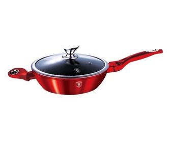 Ponev s pokrovom 4,9 litra, Berlinger Haus, 32 cm, linija Burgundy Metallic, BH 1261