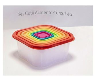SET 8 CUTII ALIMENTE STERK CURCUBEU CU CAPAC