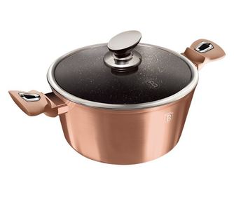 Lonec s pokrovom 30 cm, Rose Gold Metallic Line, Berlinger Haus, BH 6194