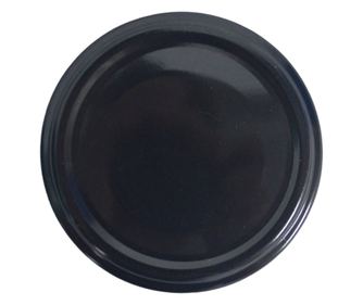 Set 50 pokrovov za kozarce, FI 66 mm, črni