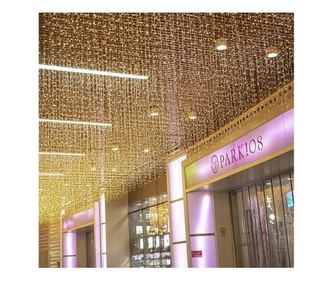 Božićne lampice zavjese s bijelim LED diodama, 360 LED dioda, 8 m