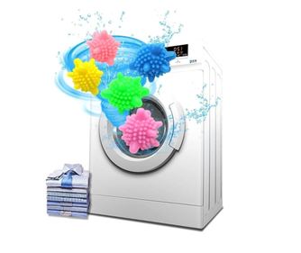 Set 5 bile anti-scamosare si inmuiere a rufelor, pentru masina de spalat