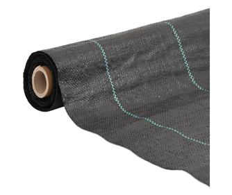 vidaXL Membrană antiburuieni, negru, 2x200 m, PP