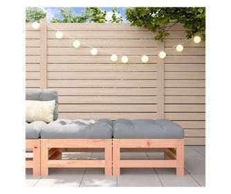 Vrtne stolice s jastucima, 2 kom., masivno drvo douglas