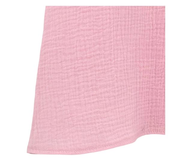 Rochie de vara cu snur pentru fetite, din muselina, Magic Pink, 18-24 luni
