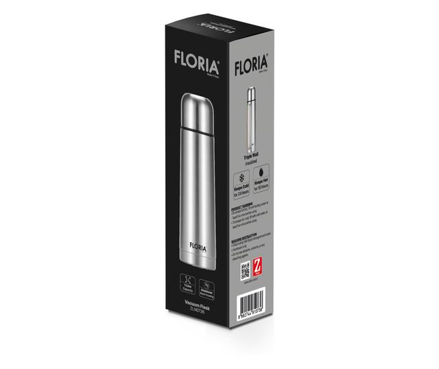 Termos Floria ZLN0736 din inox, capacitate 1L, metine rece pana la 24 ore si cald pana la 18 ore