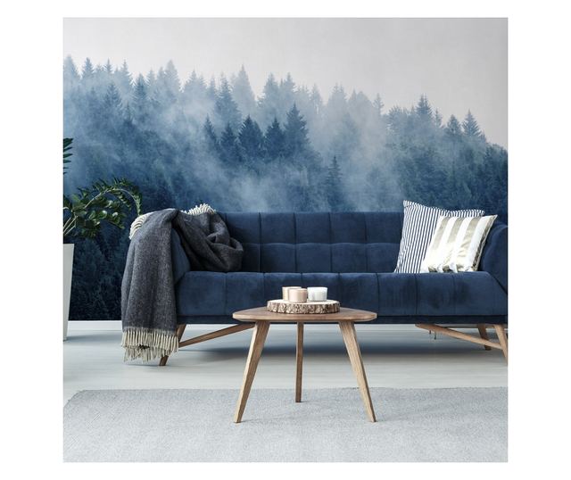 Fototapet Muralo, Misty Forest, Decor Intunecat, Pentru Dormitor  300x210