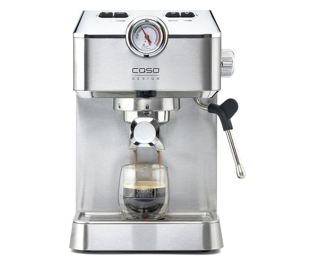 Espressor manual, Caso Germany, Gourmet, inox