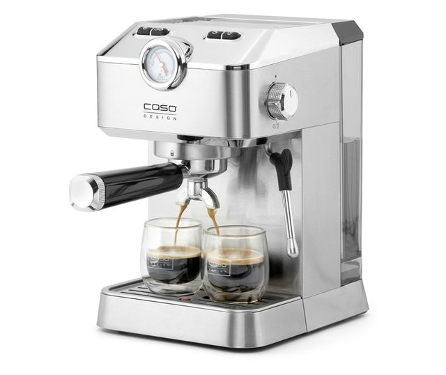 Espressor manual, Caso Germany, Gourmet, inox
