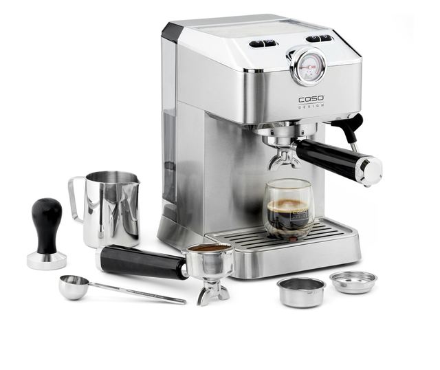 Espressor manual, Caso Germany, Gourmet, inox