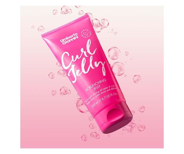 Gel pentru definirea buclelor, Curl Jelly Scrunching Jelly, Umberto Giannini, 200 ml