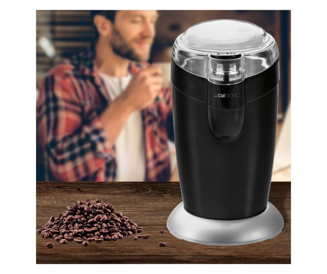 Clatronic KSW 3306 kávédaráló, 120W, Fekete