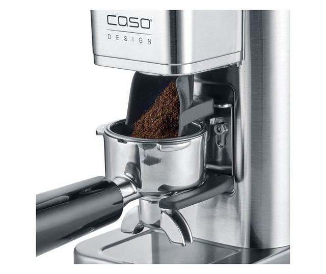 Caso Germany elektromos kávédaráló, BaristaChef, 250 g-os tartály, 48 fokos őrlés, rozsdamentes zárt és kivehető tartály az őröl