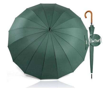 Umbrela de Lux Royal Walk, Deschidere Automata, Protectie Vant, 120cm, Pentru doua persoane, Pentru femei si barbati , Maner cla