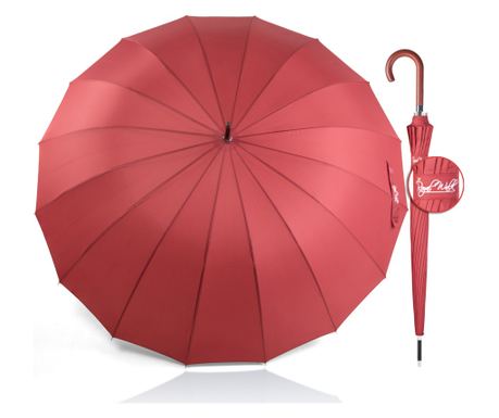 Umbrela de Lux Royal Walk, Deschidere Automata, Protectie Vant, 120cm, Pentru doua persoane, Pentru femei si barbati , Maner cla