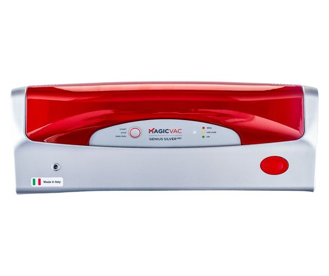 Aparat de vidat, magic vac - genius silver red