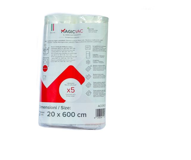 Set de 2 role pentru vidat, magic vac - 20 x 600 cm
