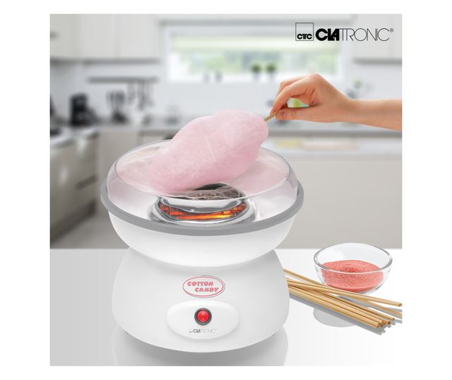 Clatronic ZWM 3478 vattacukor készítő, 27 cm, 230 V, 500 W