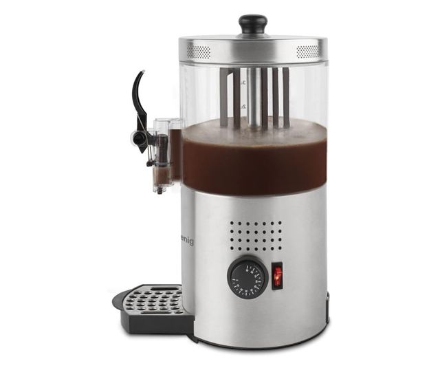 H.Koenig forrócsoki mixer adagoló, SHK800, 3 liter, előkészítés és melegen tartás, 90C termosztát, cseppmentes rendszer, folyama