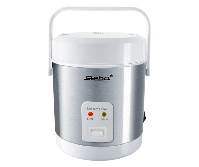 Steba Germany Rizsfőző, űrtartalom 0,9 l, 200 W, tapadásmentes belső réteg, kompakt modell, melegen tartó funkció, mérőpohár, ri