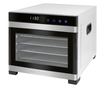 ProfiCook PC-DR 1218 Élelmiszer szárító, 6 rozsdamentes tálca, hőmérséklet 35-75 C, LED kijelző, termosztát, rozsdamentes/fekete