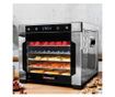 Gastroback Dehydrator Pro Aszalógép, 6 rozsdamentes polc, 3 tálcával, hőmérséklet 35-75 C, érintőpanel, LED kijelző, időzítő, fe