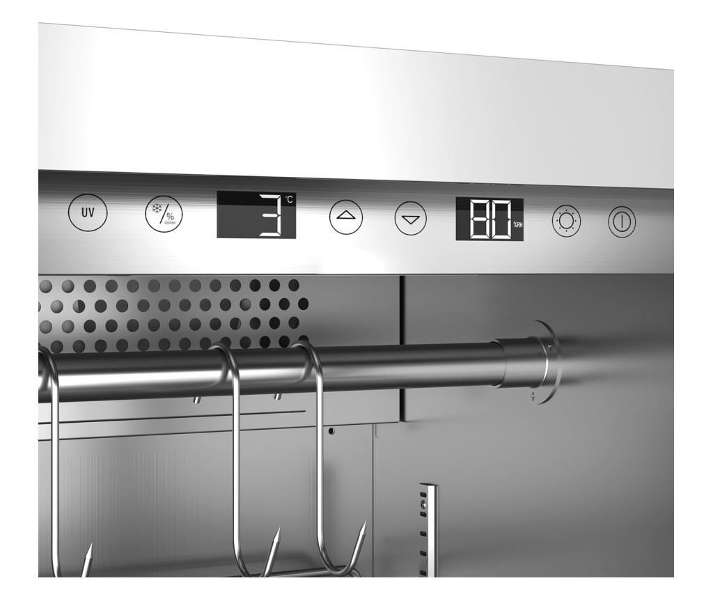 Frigider maturat carne Dry Age, Caso Germany, Master 125, 125 litri, inox - 5