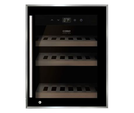 Racitor de vinuri, 12 sticle, Caso Germany, WineSafe 12, negru