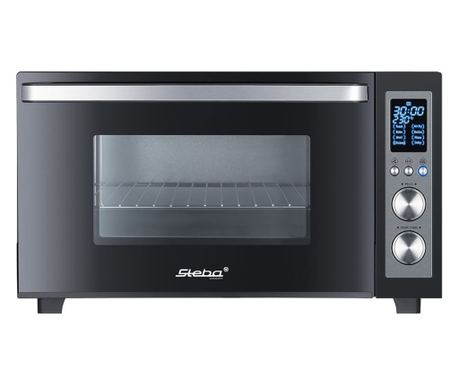 Elektromos légkeveréses sütő Steba Germany, Grill és Bake, KBE300, űrtartalom 30 l, 1500 W, légkeveréses funkciók, sütés, forró