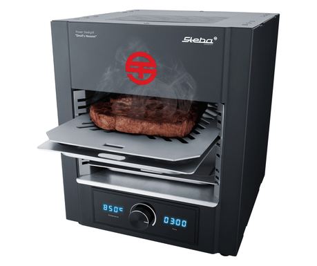 Grătar electric cu temperatura înaltă Devil`s Heaven, Steba Germany - PSM2000, negru