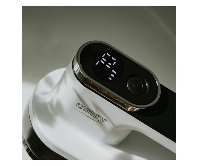 Пилинг за дрехи Camry CR 9620, 10W, 3 скорости, USB, 8500 rpm/min, Бял/черен
