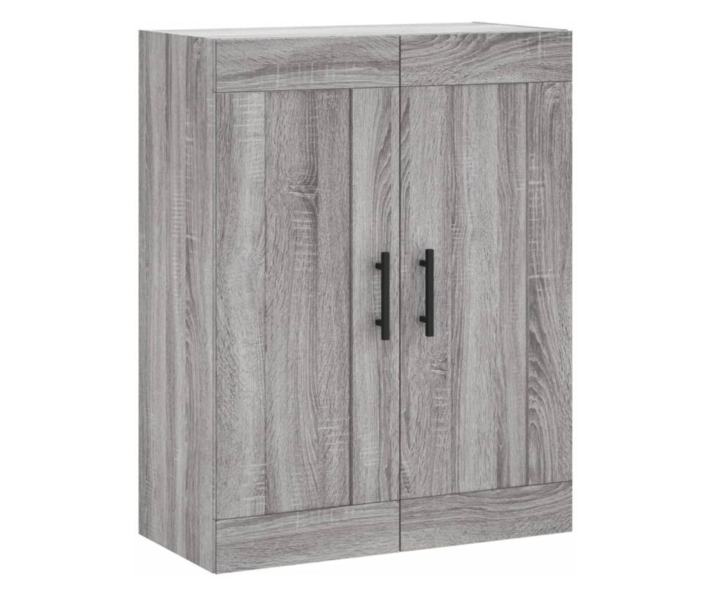 Visoki ormarić, sonoma siva, 69,5x34x180 cm, kompozitno drvo - 5