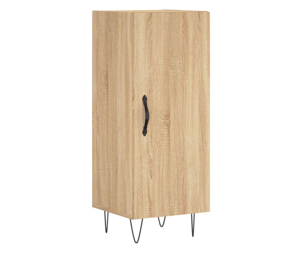 Visoka ormar, hrast sonoma, 34,5x34x180 cm, obrađeno drvo - 7