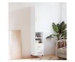 Visoki ormar, bijeli sjaj, 34,5x34x180 cm, konstruirano drvo thumbnail 1