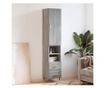 Visoka ormarić, siva sonoma, 34,5x34x180 cm, obrađeno drvo thumbnail 1