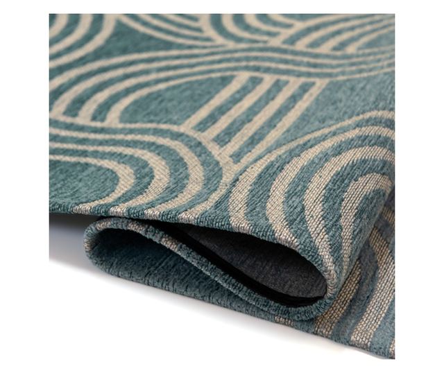 χαλί Lola blue Disco - Blue Glow  240x170cm