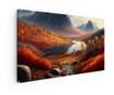 Vászonkép, Autumn Field Lake, 100x200 cm thumbnail 4