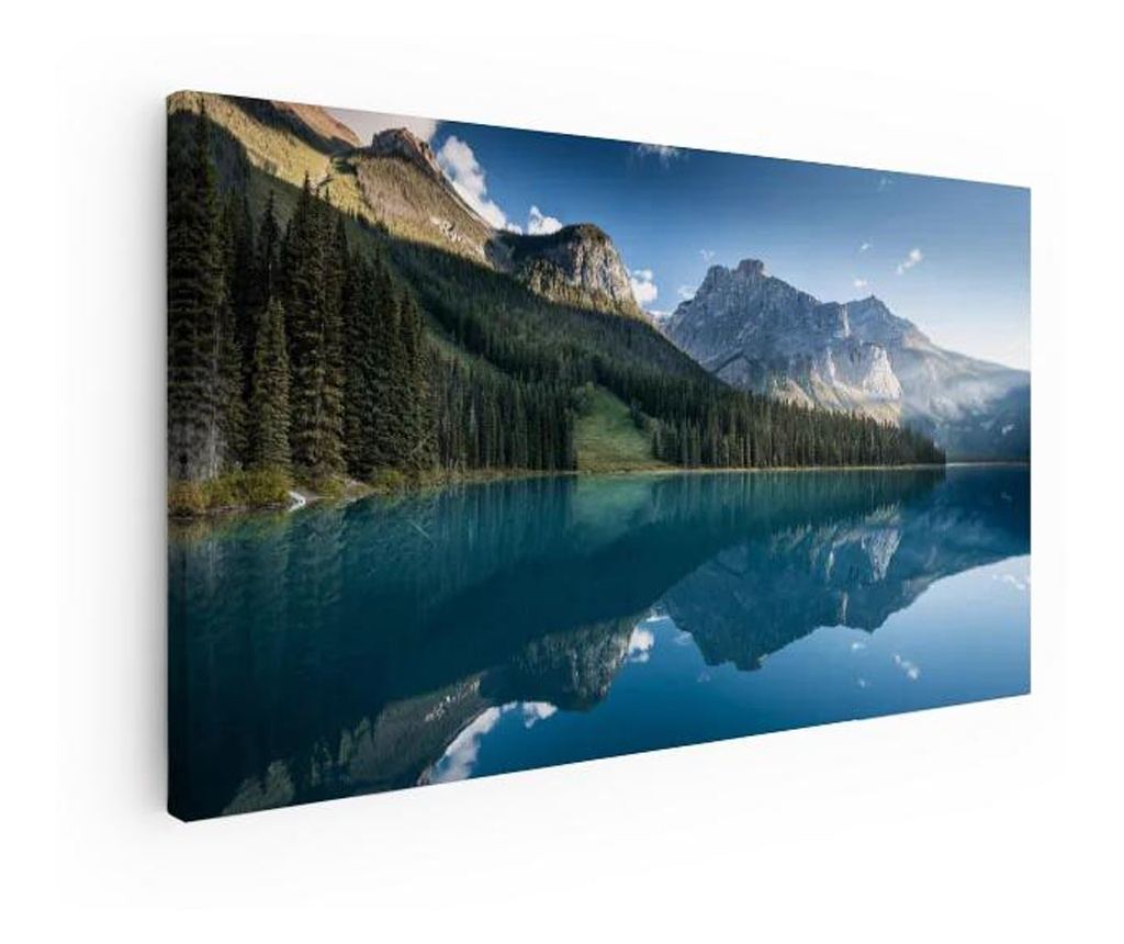 Vászonkép, Beautiful Emerald Lake, 60x120 cm - 4