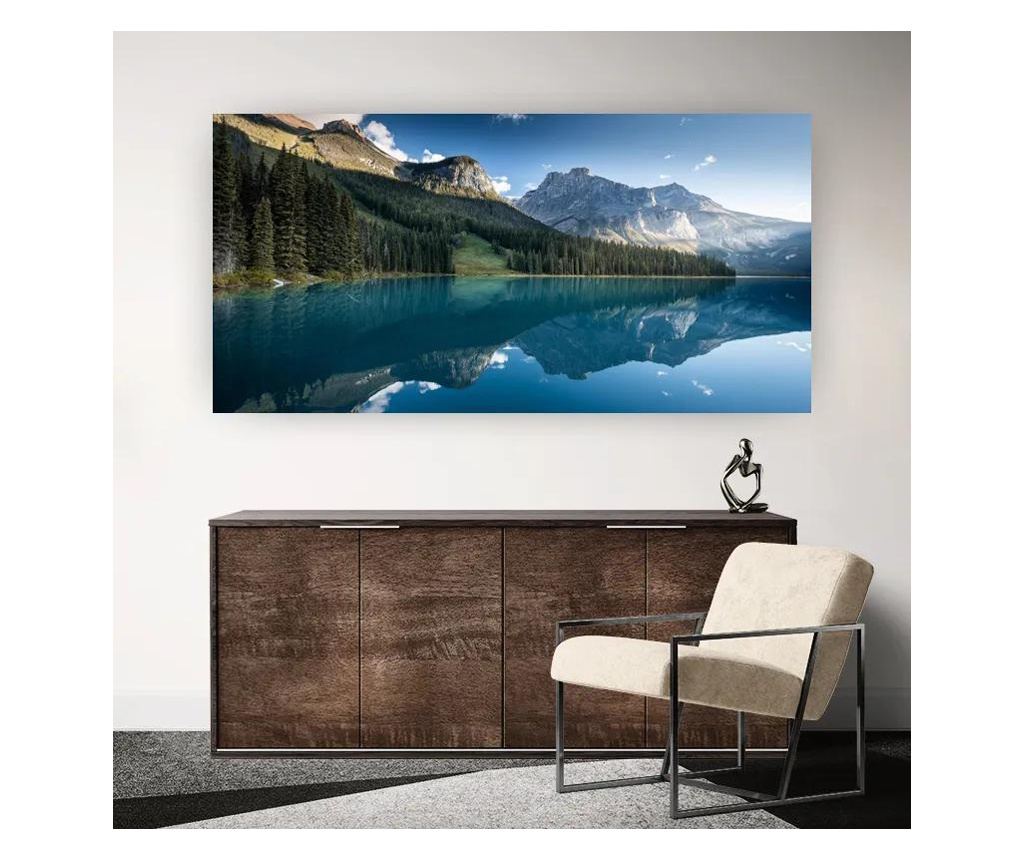 Vászonkép, Beautiful Emerald Lake, 60x120 cm - 5