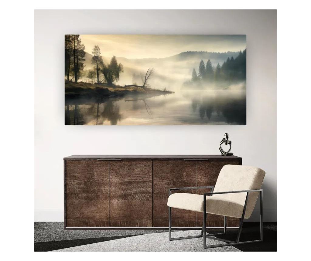 Vászonkép, Foggy Morning, 60x120 cm - 4
