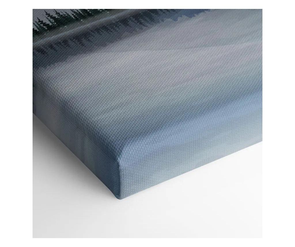 Vászonkép, Grey Lake Trees, 80x120 cm - 5