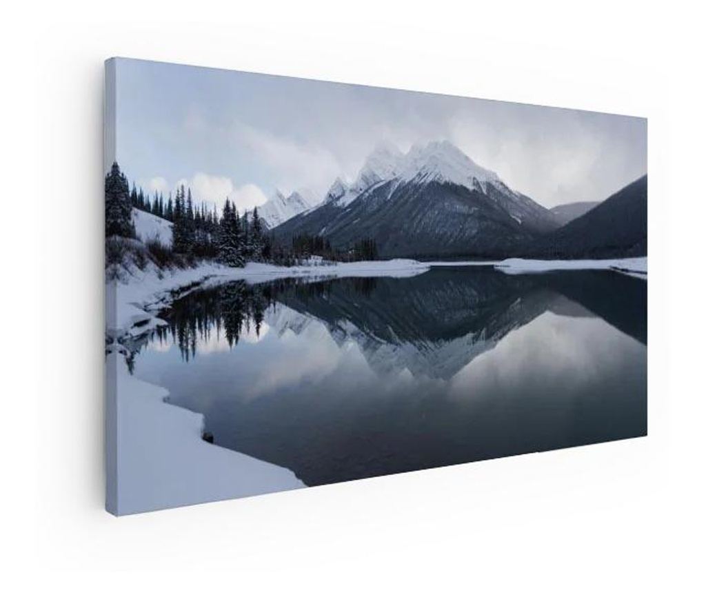Vászonkép, Grey Lake, 50x100 cm - 4