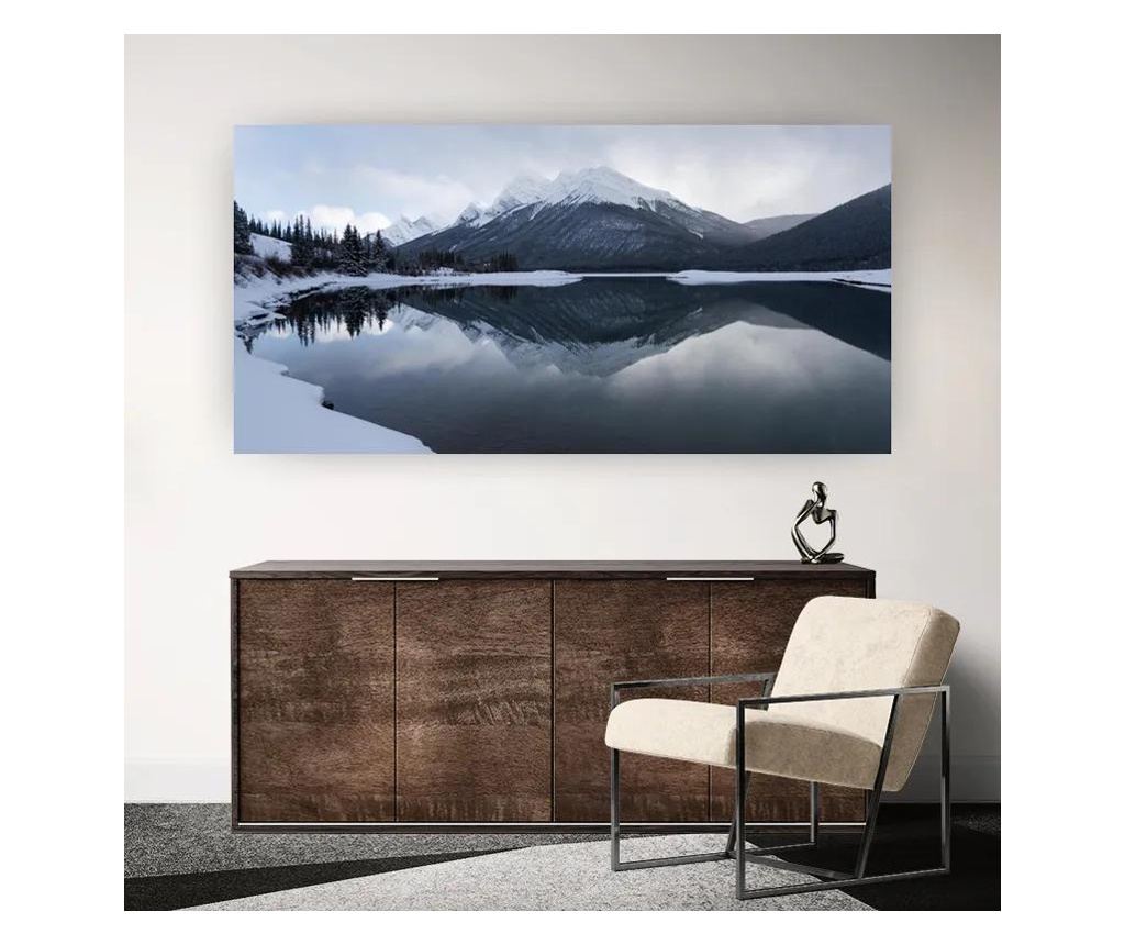 Vászonkép, Grey Lake, 50x100 cm - 5