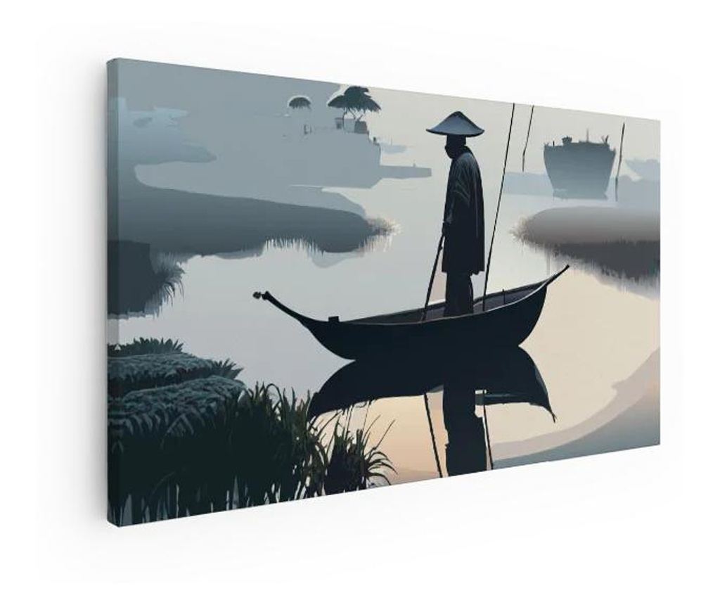 Vászonkép, Japan Fisherman, 80x160 cm - 4