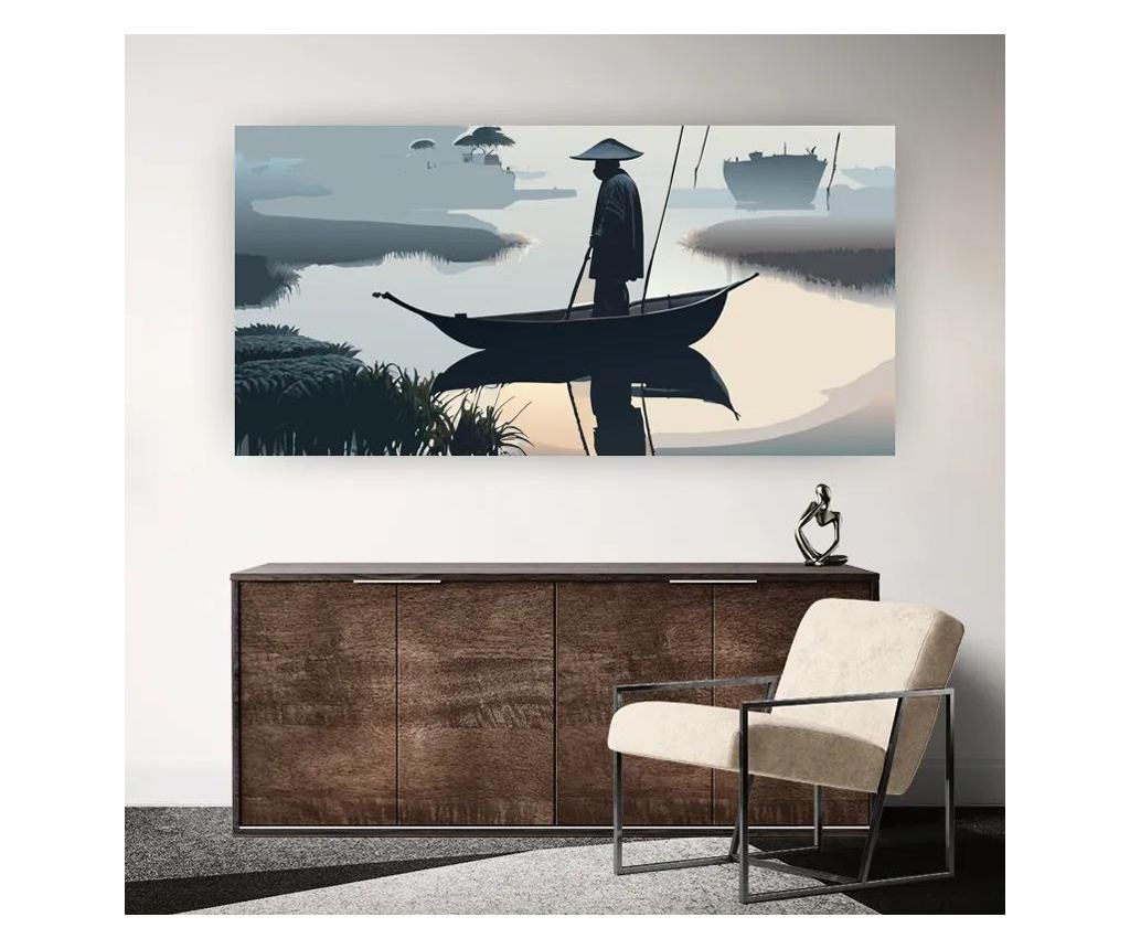 Vászonkép, Japan Fisherman, 80x160 cm - 5