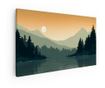 Vászonkép, Mountain Green Lake, 60x120 cm thumbnail 3